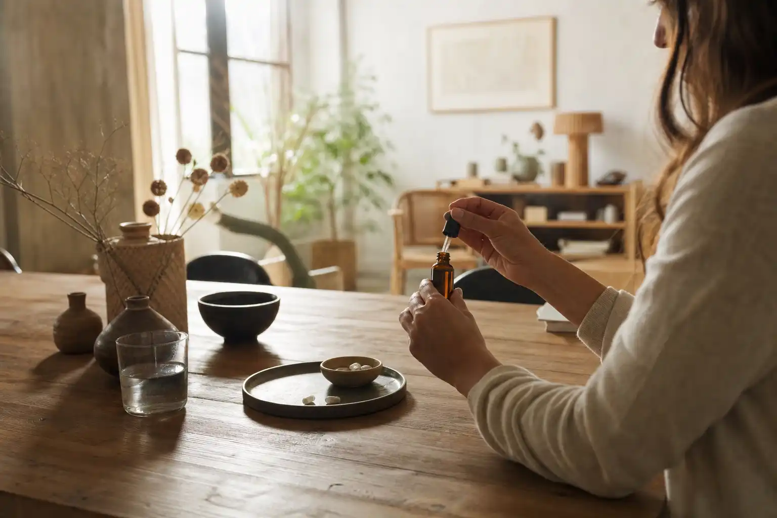 Quelqu'un manipule un objet, autour de france soumet conseil, près d'une table en bois.